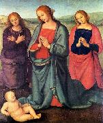Pietro Perugino Madonna with Saints Adoring the Child oil painting on canvas